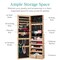 Best Choice Products Jewelry Armoire Cabinet, Full Length Mirror w/ Velvet Storage Interior, Lock